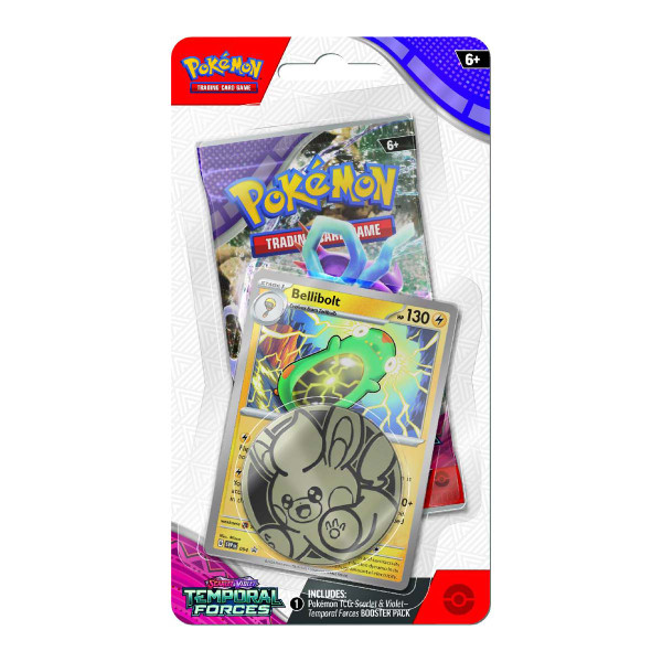 Pokémon TCG: Scarlet & Violet— Temporal Forces Checklane Blister (Bellibot)