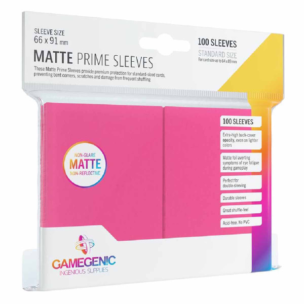 MATTE Prime Sleeves: Pink
