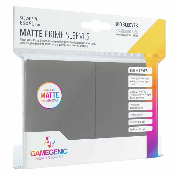 MATTE Prime Sleeves: Gray
