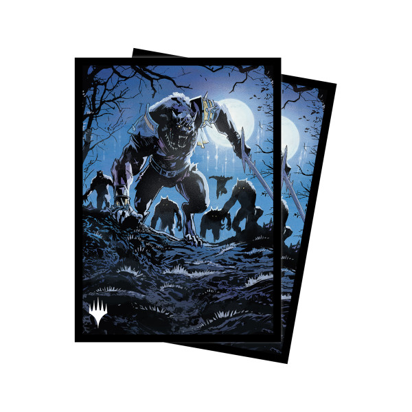 Innistrad Midnight Hunt 100ct Sleeves V5 featuring Tovolar, the Midnight Scourge for Magic: The Gathering