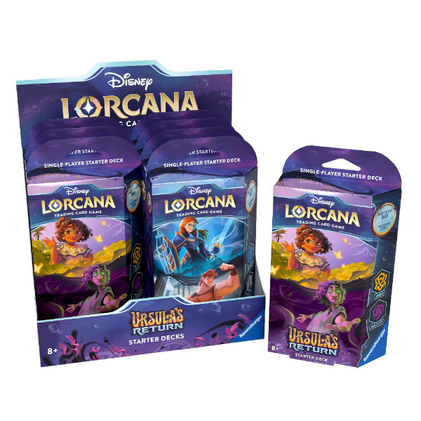 Disney Lorcana TCG: Ursula`s Return - Starter Deck Display (8)