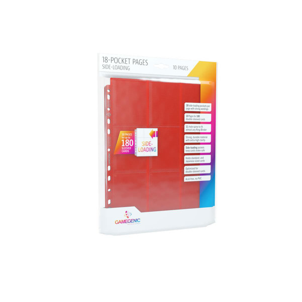 Sideloading 18-Pocket Pages: 10 pg Red