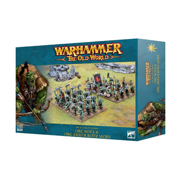 Warhammer The Old World: Orc and Goblin Tribes: Orc Arrer Boyz Mobz