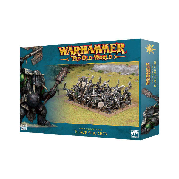 Warhammer The Old World: Orc and Goblin Tribes Black Ork Mob