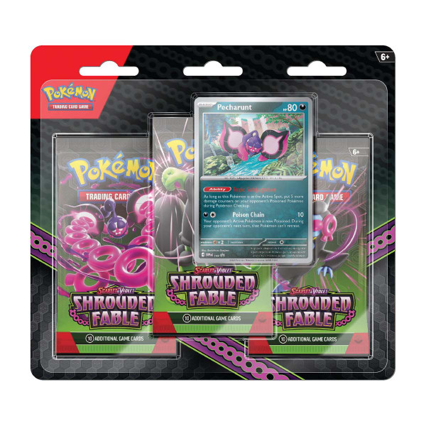 Pokémon TCG: Scarlet & Violet—Shrouded Fable 3-Pack Blister