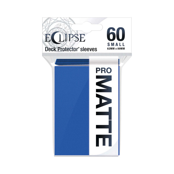 Eclipse Matte Small Sleeves: Pacific Blue 60ct