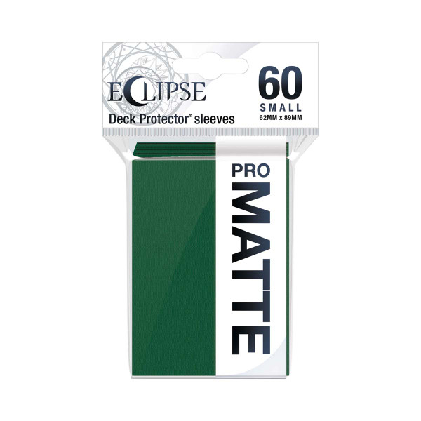 Eclipse Matte Small Sleeves: Forest Green 60ct