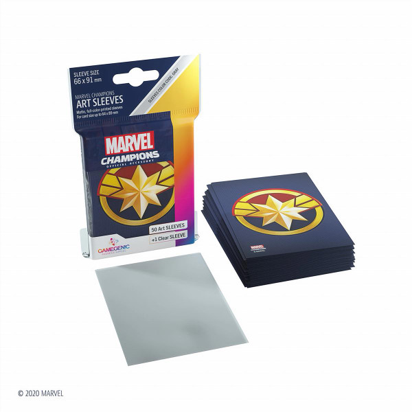 Marvel Card Sleeve Pack: Captain Marvel