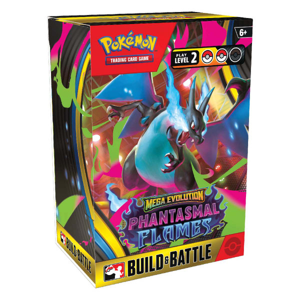 Pokémon TCG: Mega Evolution—Phantasmal Flames Build & Battle Box