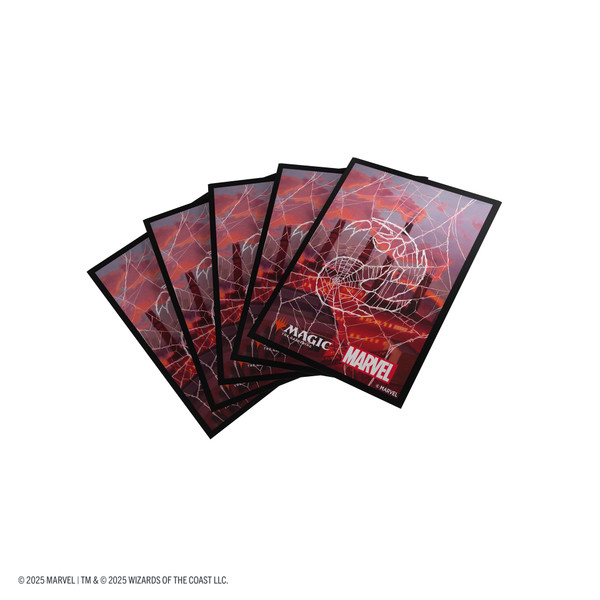 Magic: The Gathering | Marvel's Spider-Man Premium Art Sleeves - Spider-Man Mountain Magic: The Gathering | Marvel's Spider-Man Premium Art Sleeves - Spider-Man Mountain