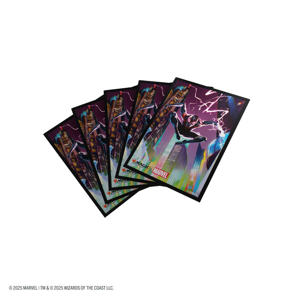 Magic: The Gathering | Marvel's Spider-Man Premium Art Sleeves - Spider-Man Miles Morales Magic: The Gathering | Marvel's Spider-Man Premium Art Sleeves - Spider-Man Miles Morales