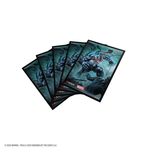 Magic: The Gathering | Marvel's Spider-Man Premium Art Sleeves - Venom Magic: The Gathering | Marvel's Spider-Man Premium Art Sleeves - Venom