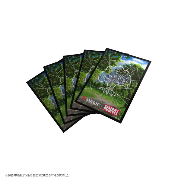 Magic: The Gathering | Marvel's Spider-Man Premium Art Sleeves - Spider-Man Forest Magic: The Gathering | Marvel's Spider-Man Premium Art Sleeves - Spider-Man Forest