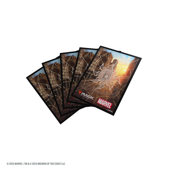Magic: The Gathering | Marvel's Spider-Man Premium Art Sleeves - Spider-Man Plains Magic: The Gathering | Marvel's Spider-Man Premium Art Sleeves - Spider-Man Plains