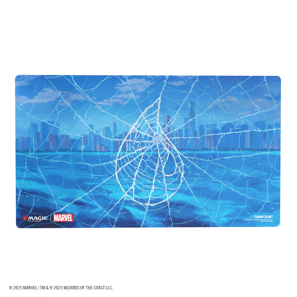 Magic: The Gathering | Marvel's Spider-Man Shiny Playmat - Spider-Man Island Magic: The Gathering | Marvel's Spider-Man Shiny Playmat - Spider-Man Island