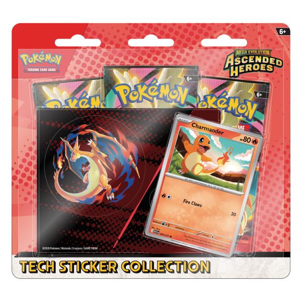 Pokémon TCG: Mega Evolution - Ascended Heroes Tech Sticker Collection (Charmander)
