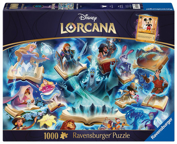 Disney Lorcana: Glimmers of the Realm - Sapphire 1000 Piece Puzzle