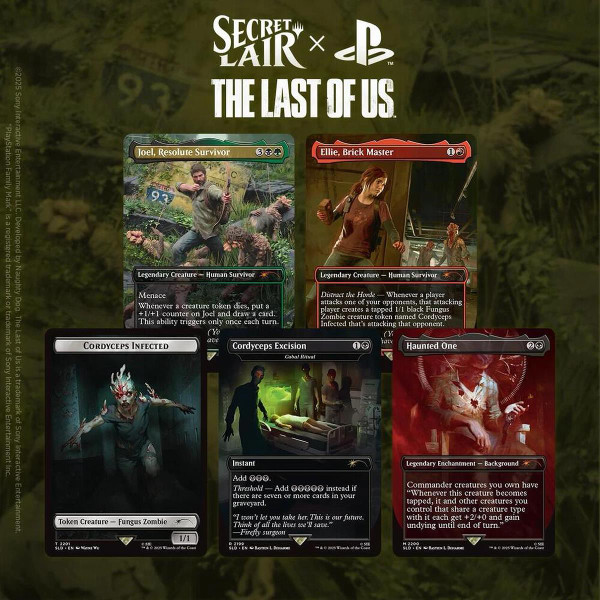 Secret Lair x Playstation: The Last of Us Part I - Non-Foil Edition