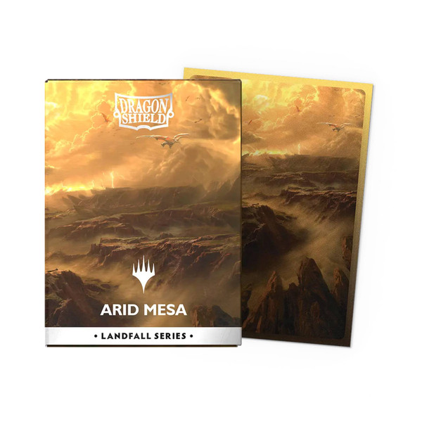 Dragon Shield Sleeves: Standard DUAL- Matte 'MTG Landfall Series- Arid Mesa' Art (100 ct.)