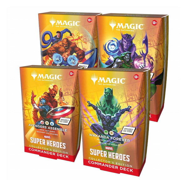 Magic: The Gathering® | Marvel Super Heroes - Commander Deck Collector's Edition (Set of 4)