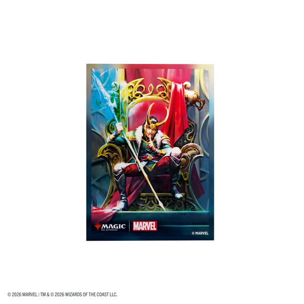 Magic: The Gathering | Marvel Super Heroes Premium Art Sleeves - Loki/Doctor Doom