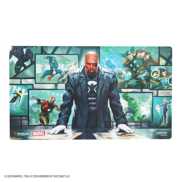 Magic: The Gathering | Marvel Super Heroes Prime Playmat - Director Nick Fury