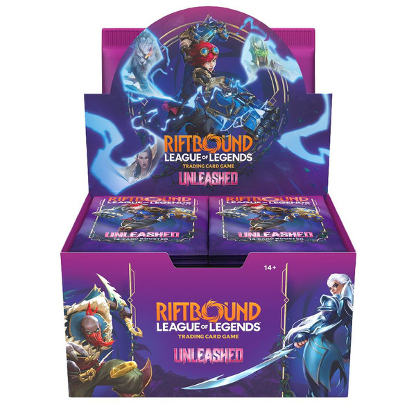 Riftbound: League of Legends Unleashed Booster Display