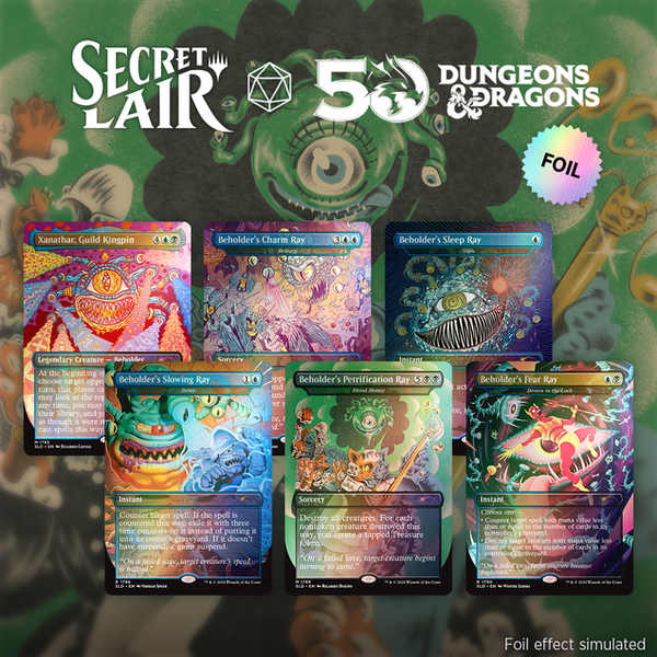 Secret Lair Drop: Secret Lair x Dungeons & Dragons: Death is in the Eyes of the Beholder I - Rainbow Foil Edition