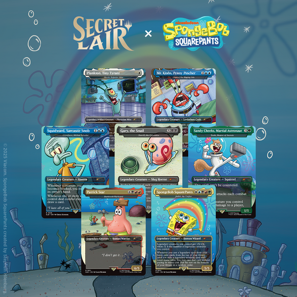 Secret Lair Drop: Our Boss is on Vacation Superdrop: Spongebob Squarepants: Legends of Bikini Bottom - Non-Foil Edition