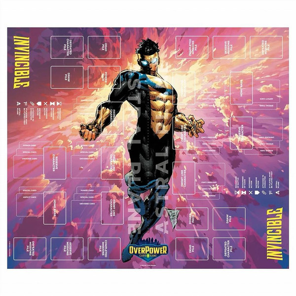 Playmat: Double: OverPower CCG: Skybound: Invincible Learn-To-Play