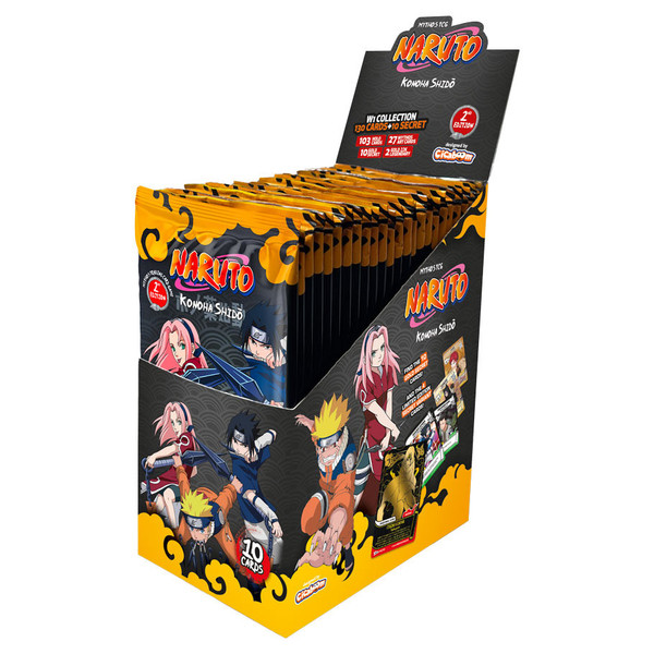 Naruto Mythos TCG: Set 1 2E: Konoha Shido Booster Display