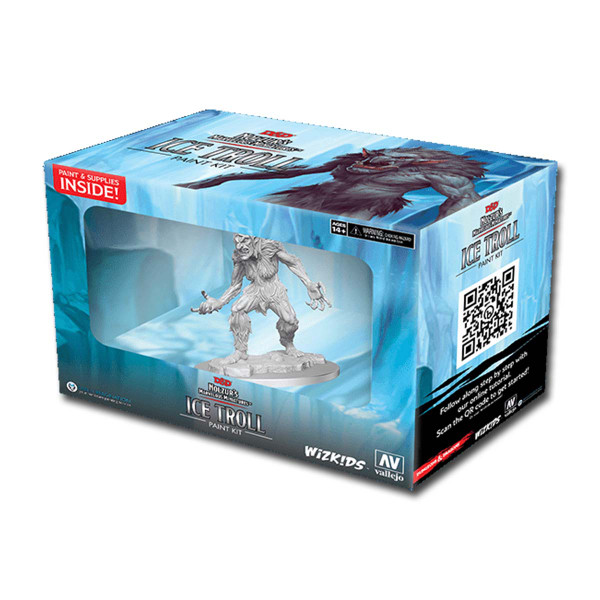 Dungeons & Dragons Nolzur's Marvelous Miniatures: Paint Night Kit #8 - Ice Troll