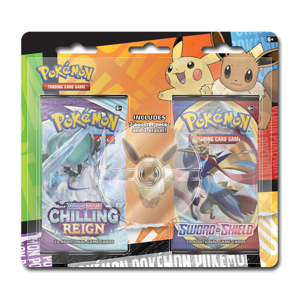 Pokémon TCG: Back to School Eraser Blister [Eevee]