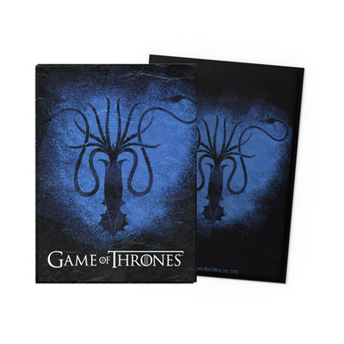 greyjoy card sleeves Dragon Shield: Standard 100ct Brushed Art Sleeves - Game of Thrones (House Greyjoy)