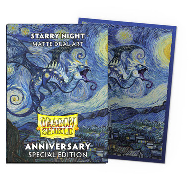 サプライ・アクセサリ・グッズ Dragon Shield Starry Night Matte Dual Starry Night - Matte Dual Art Sleeves - Standard Size -