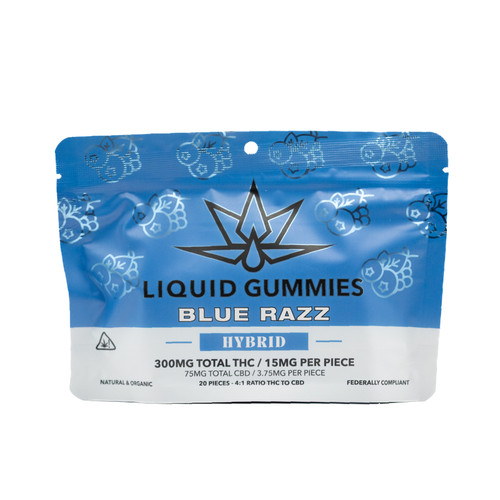 Blue Razz Hybrid Gummies 300mg - 20ct