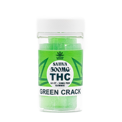 Green Crack Sativa Gummies 300mg -10ct | 30mg Per Gummy Green Crack Sativa Gummies 300mg -10ct | 30mg Per Gummy