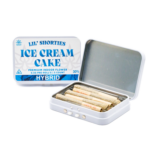 Lil' Shorties - Ice Cream Cake 5ct 0.5G Hybrid Pre-Roll's (30%)
