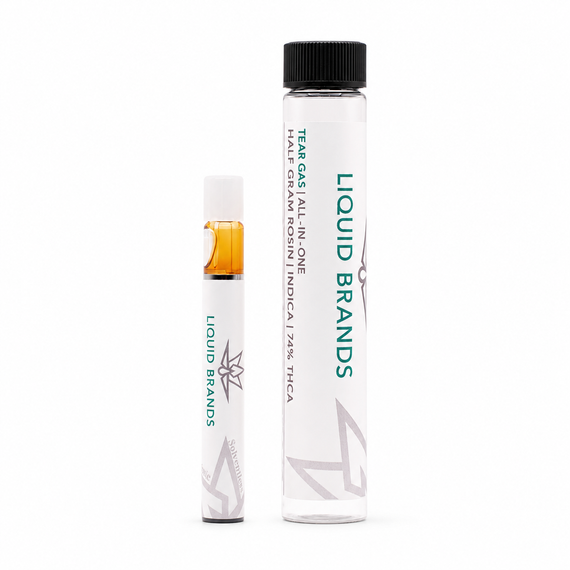 Tear Gas - 0.5g Live Rosin Disposable - Indica
