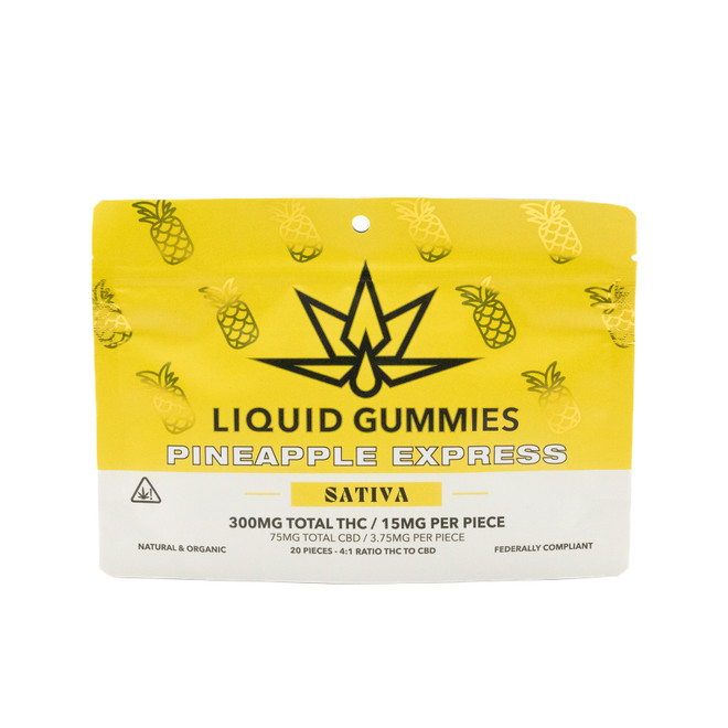 Pineapple Express Sativa Gummies 300mg -20ct