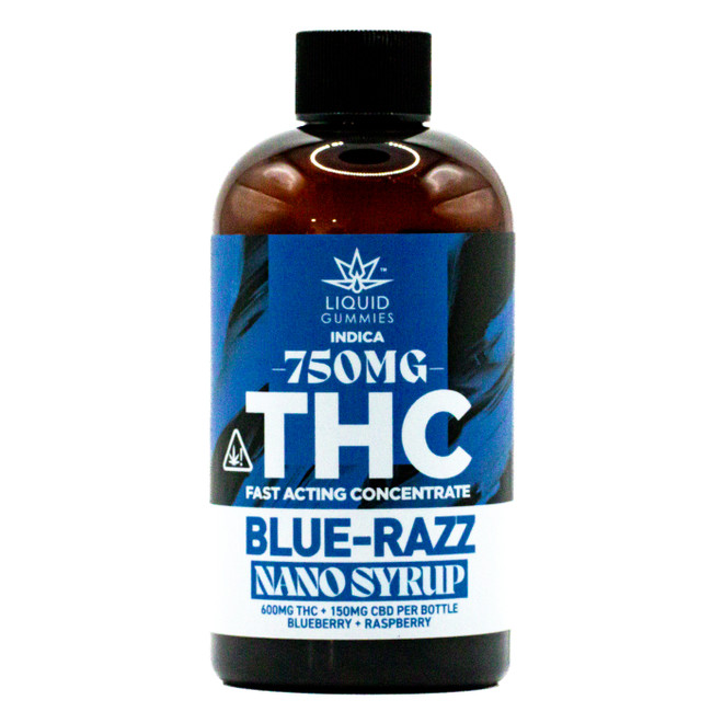 Blue-Razz Nano Syrup - 750mg