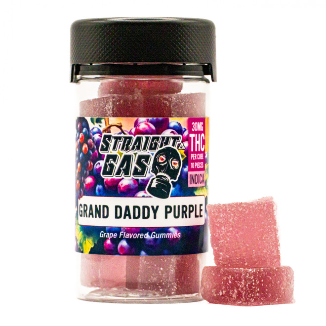 GRAND DADDY PURPLE (I) GUMMIES 30MG PER PIECE - 10CT WITH 300MG TOTAL