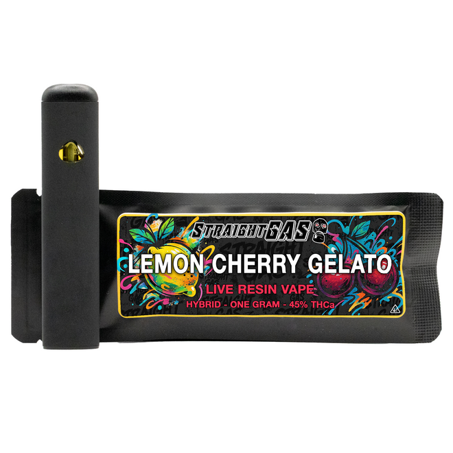 LEMON CHERRY GELATO - HYBRID - 1G LIVE RESIN DISPOSABLE VAPE