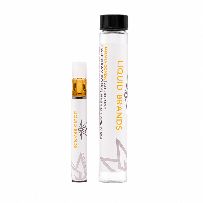 Banana Conda - 0.5g Live Rosin Disposable - Hybrid