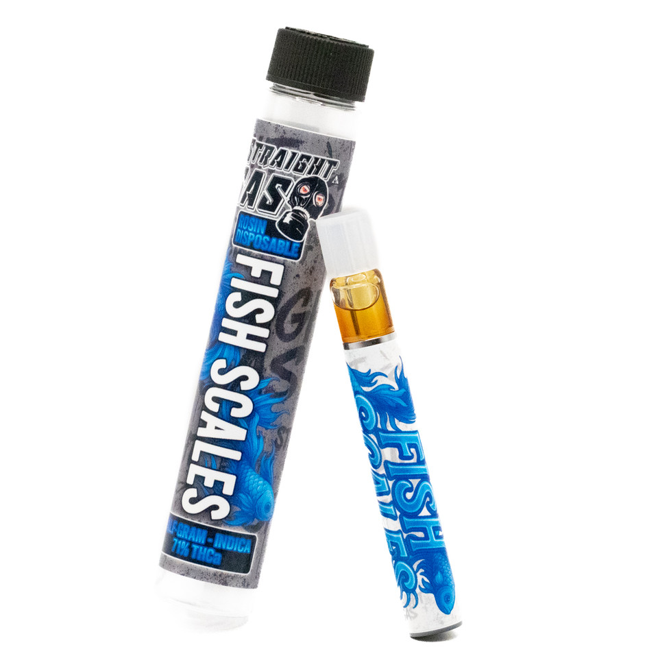FISH SCALES 0.5g ROSIN DISPOSABLE - INDICA