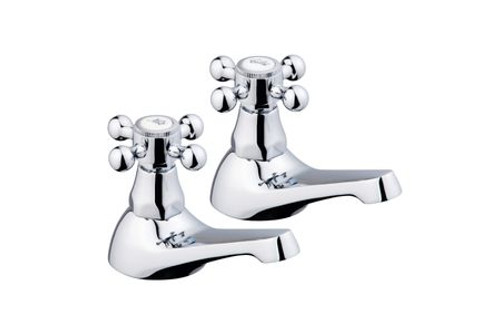 Iflo Tatton Bath Pillar Taps 604605