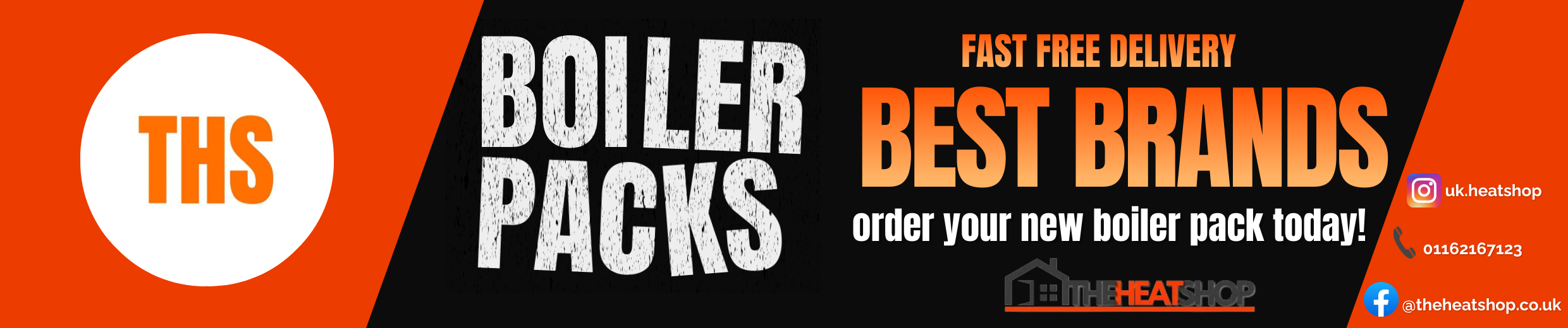 Boiler Packs Banner Free delivery