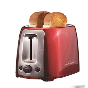 Brentwood 2 Slice Cool Touch Toaster in Red and Stainless Steel Brentwood 2 Slice Cool Touch Toaster in Red and Stainless Steel