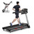 4.75 HP Folding Treadmill with Auto Incline and 20 Preset Programs-Black - Color: Black