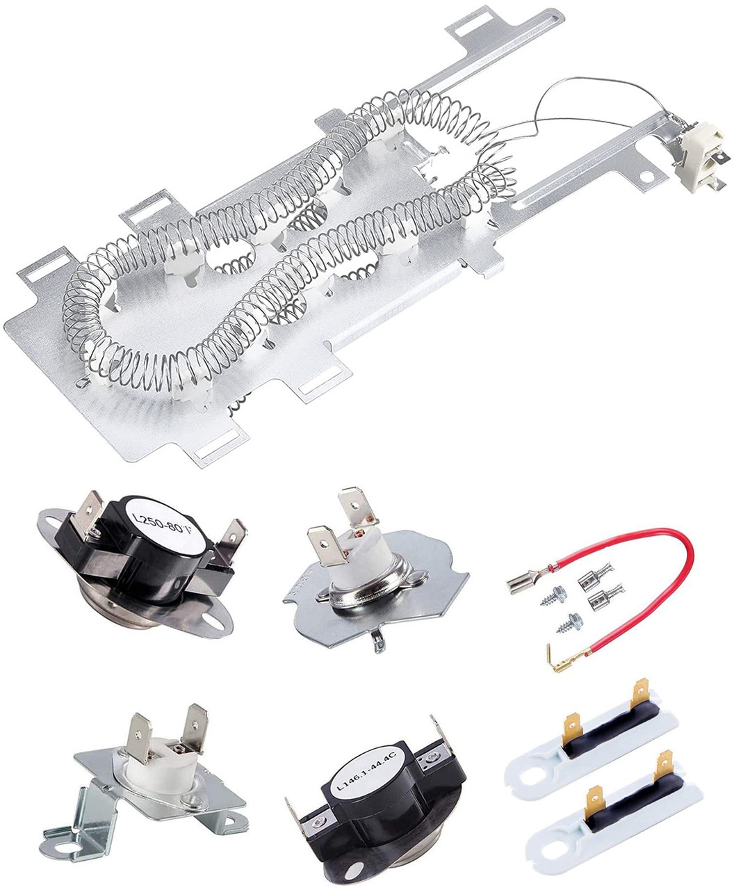 Kenmore 11068062801 Dryer Heating Element Thermostats and Fuses